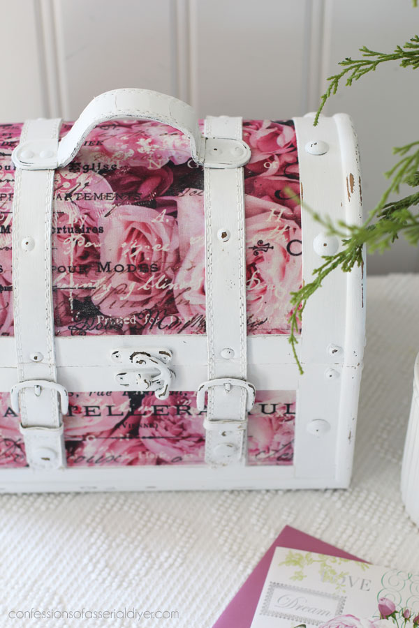 How to add decoupage tissue paper