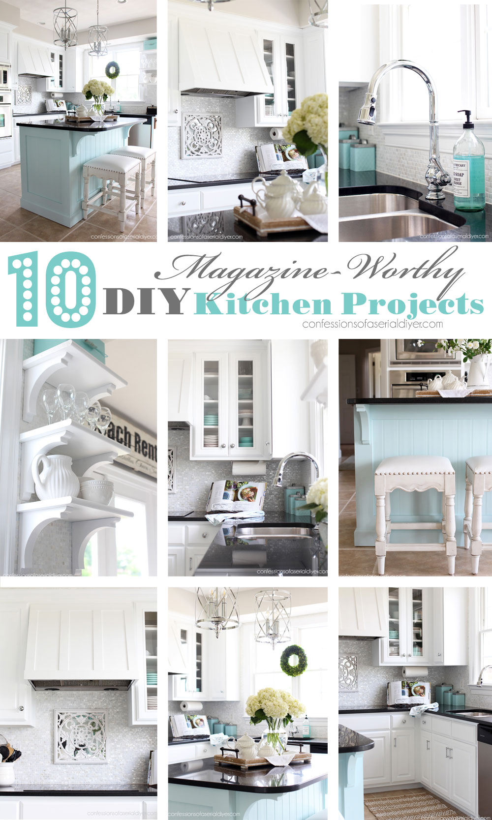 10 Magazine- Worthy DIY Kitchen Projects