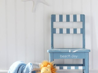 Beachy CHild's Chair