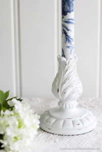 $5 Buffet Lamps Updated with Decoupage Paper | Confessions of a Serial ...