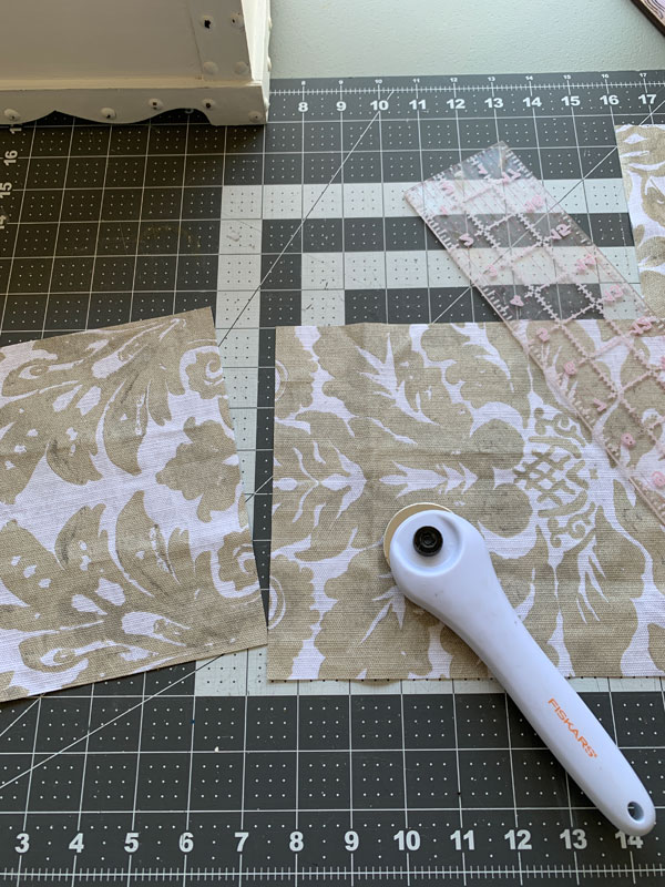 update a box with fabric