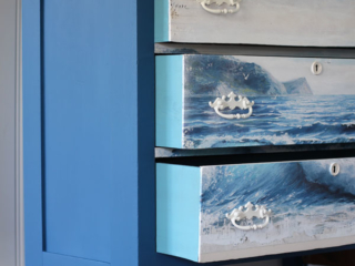 Coastal Dresser Makeover