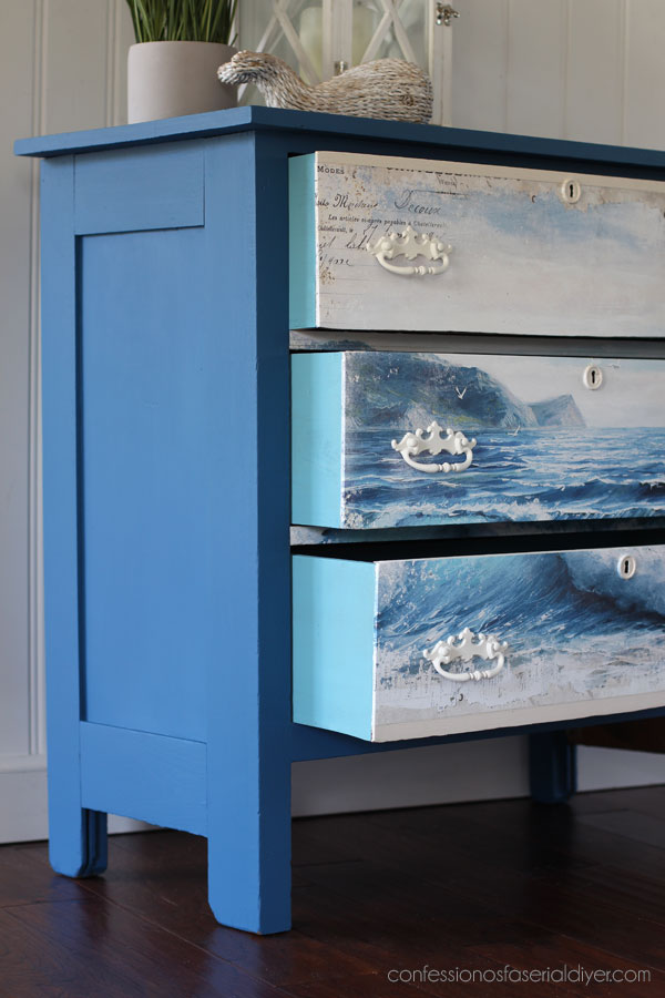 Drawers painted in Silk Harbor
