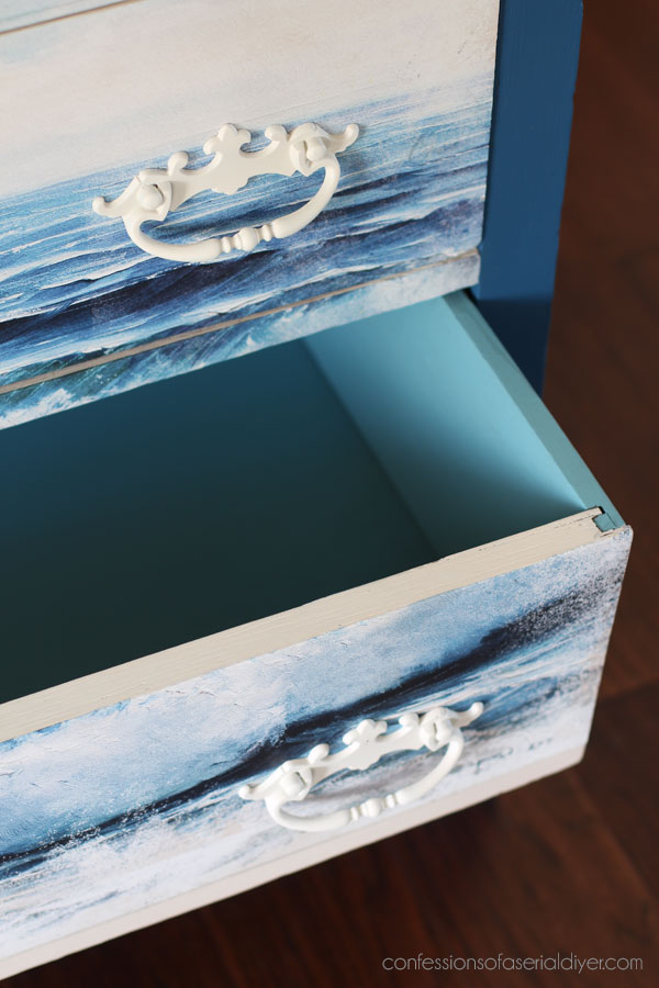 Drawers painted in Silk Harbor