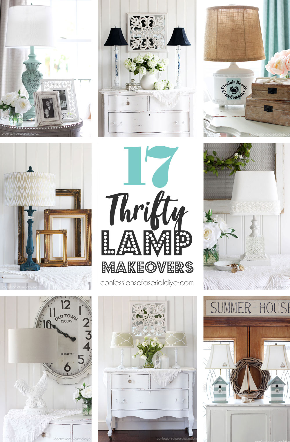17 Thrifty Lamp Makeovers