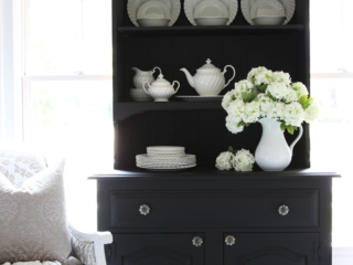 Black Farmhouse Hutch
