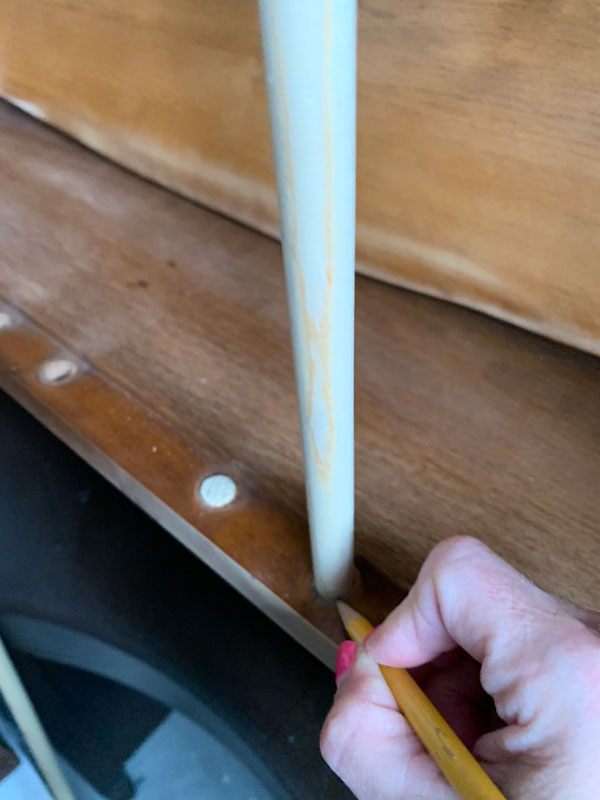 How to fill holes left by spindles