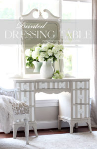 Painted Dressing Table | Confessions of a Serial Do-it-Yourselfer