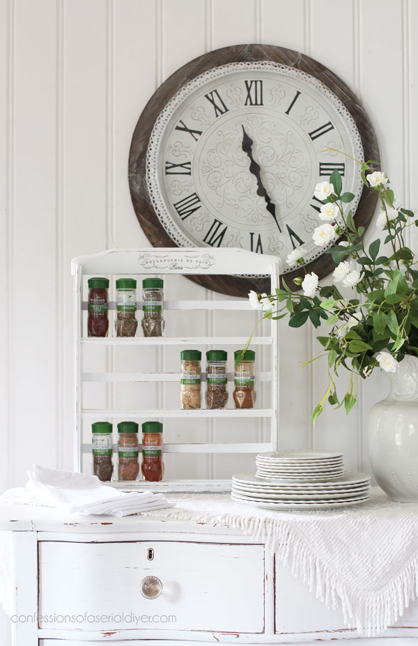Painted spice rack