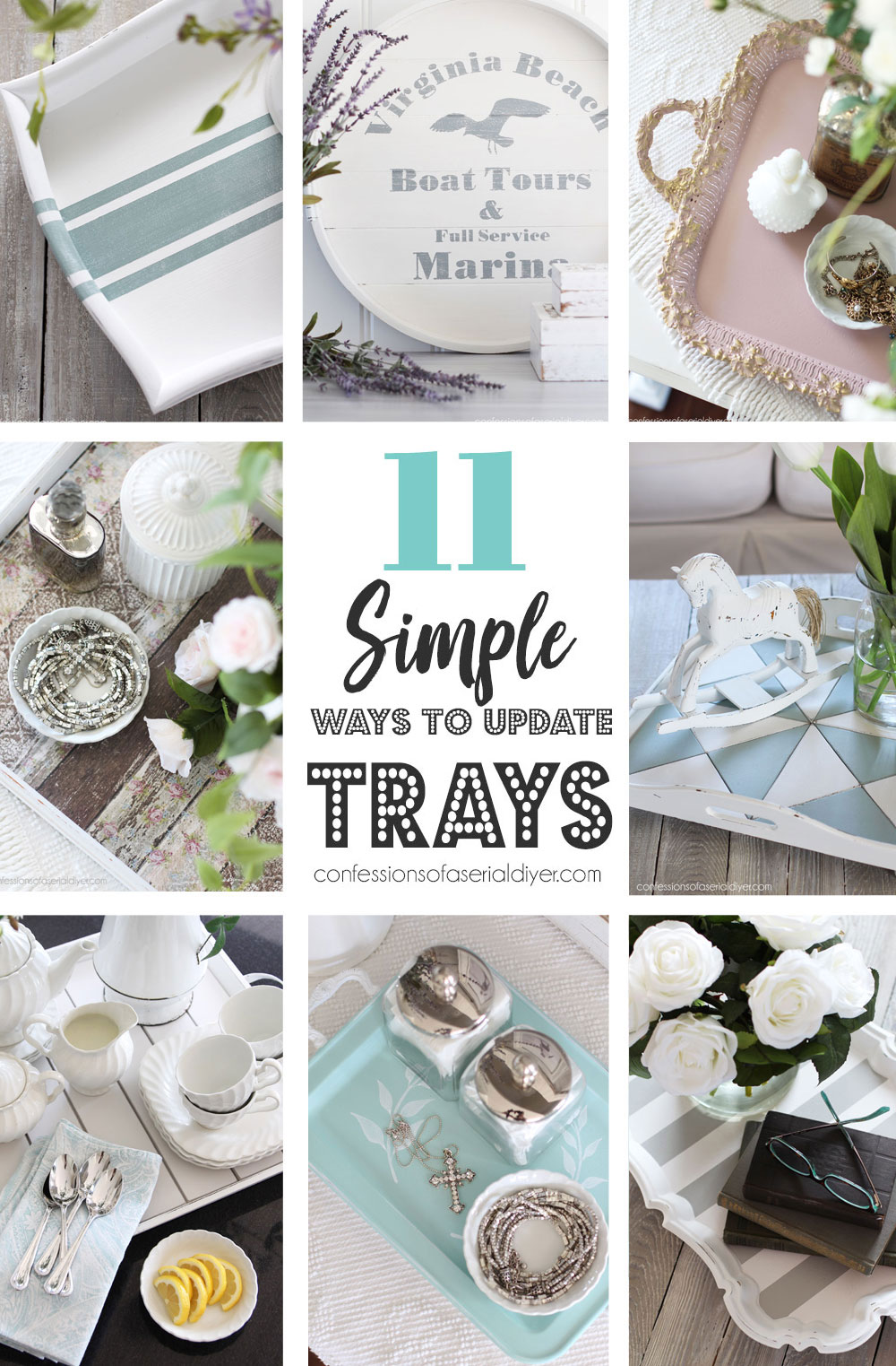 11 Simple Ways to Update Trays
