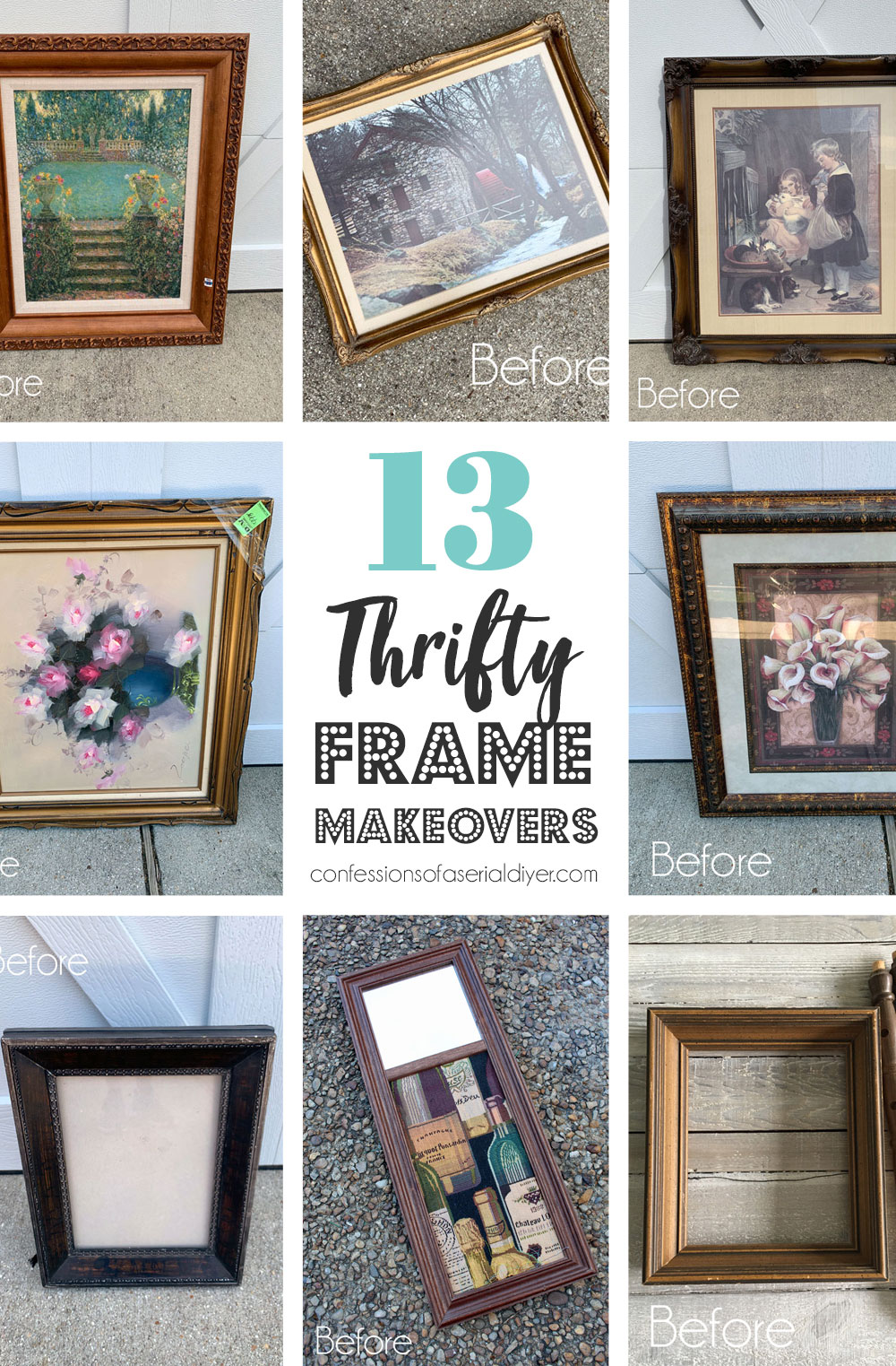 13 repurposed frames