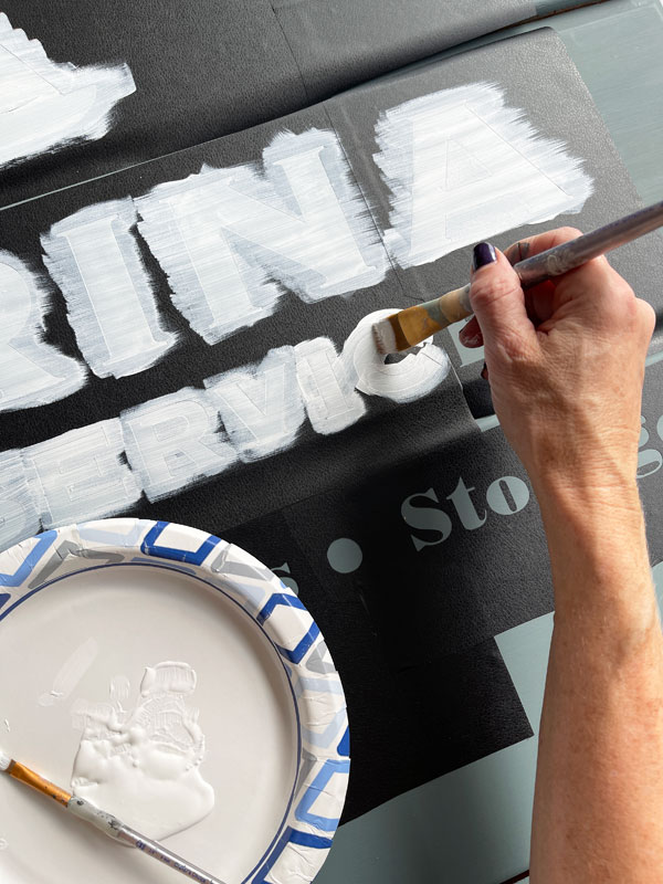 Use your silhouette to create a typography stencil;