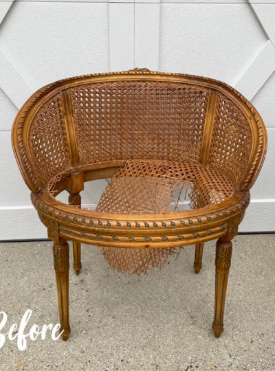 How to Fix a Broken Cane Chair