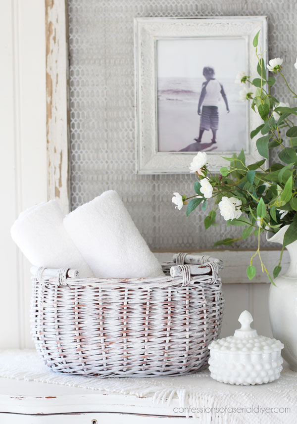 How to whitewash a basket