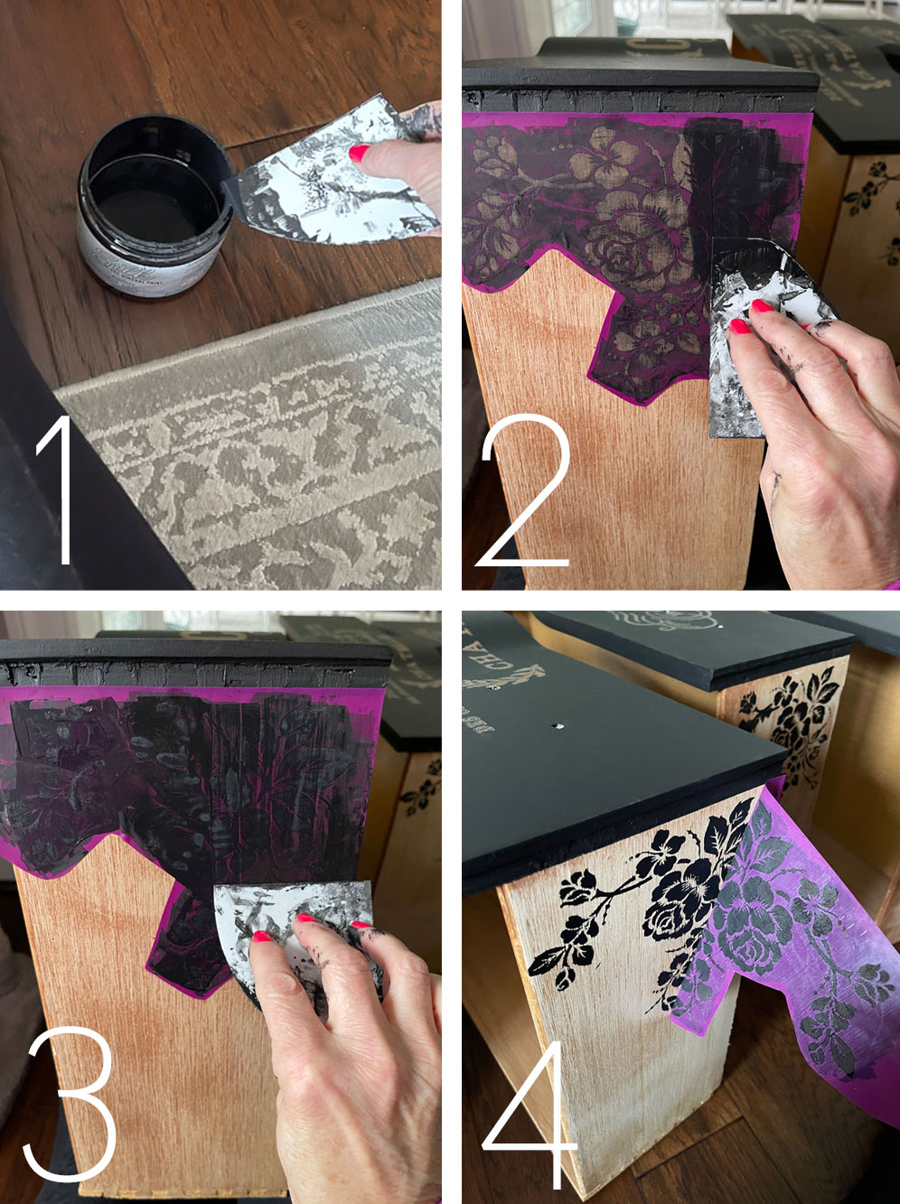 How to apply a silkscreen stencils
