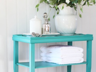 Curbside Table in Mermaid Tail by Dixie Belle