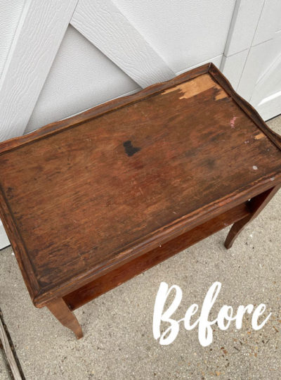 Curbside Table Makeover