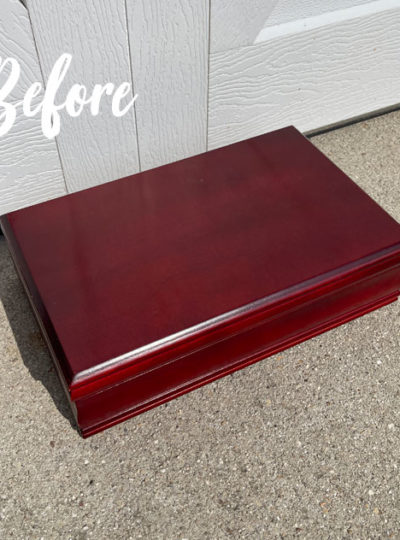 $5 Thrift Store Box Makeover with Transfer