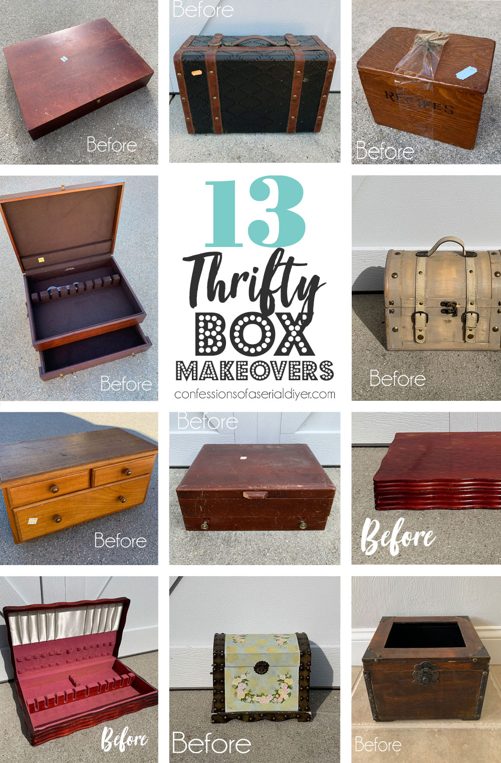 13 Thrifty Box Makeovers