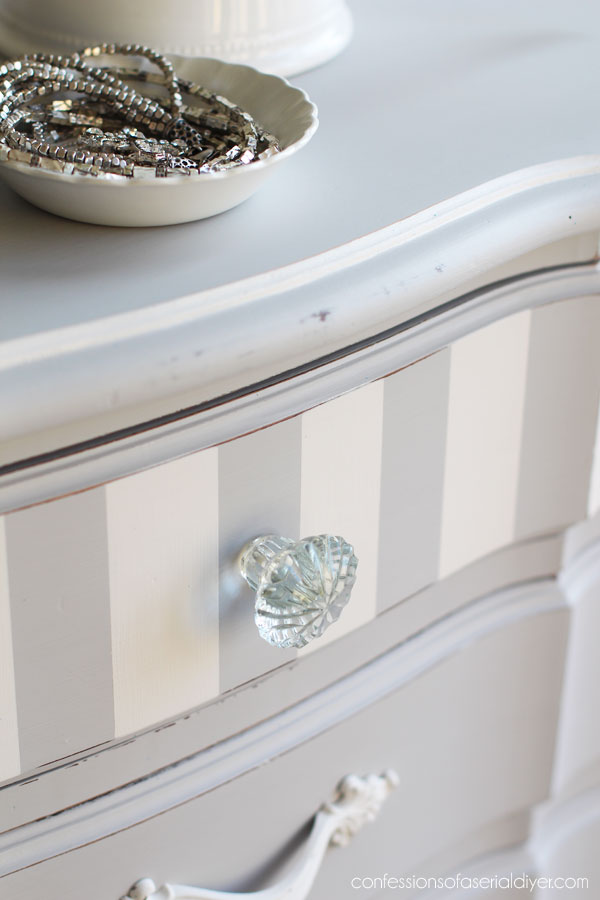 French Provincial Night Table Makeover