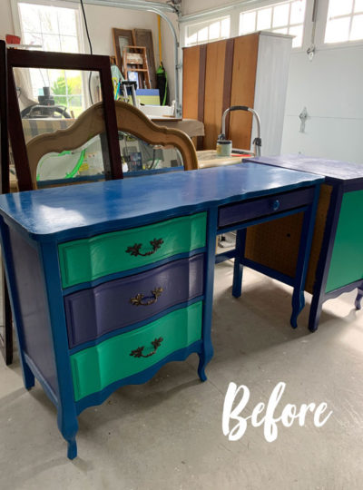 How to Paint over Painted Furniture