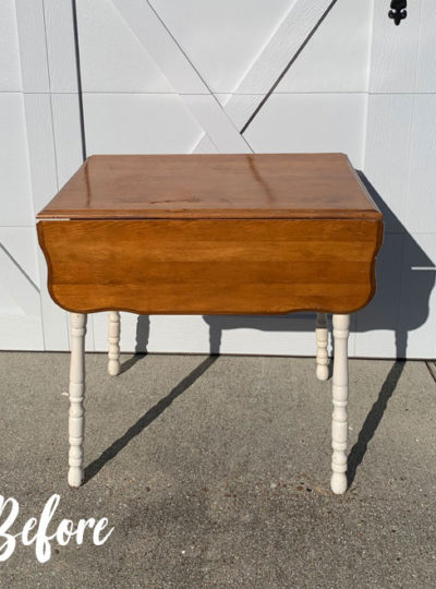 How to Paint a Drop Leaf Table