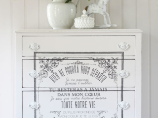Dresser with My Heart Transfer
