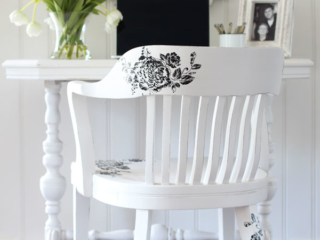 Painted Banker's Chair