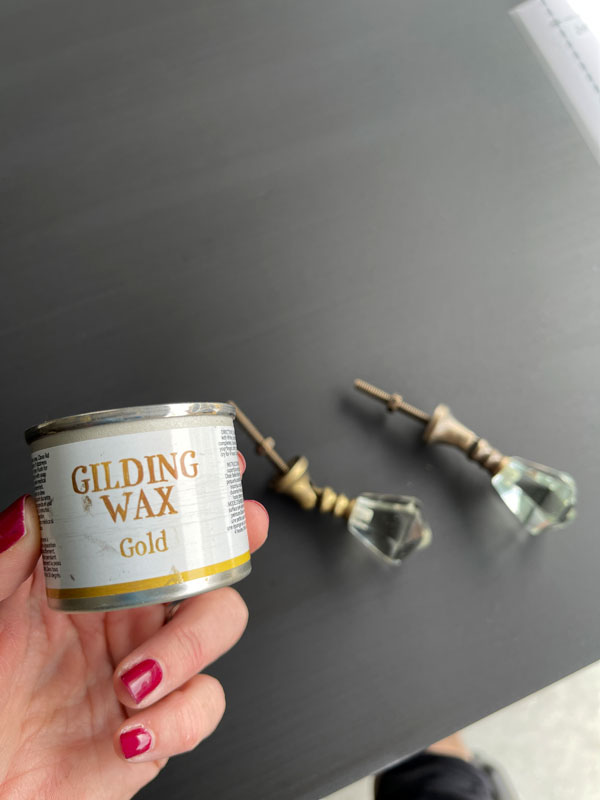 Gold gilding wax by Dixie Belle