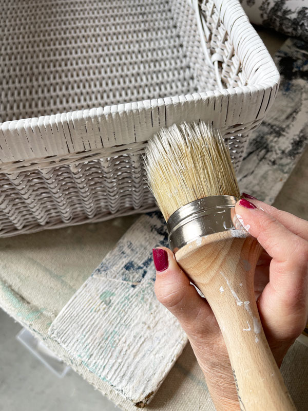 Best Dang Brush for painting baskets
