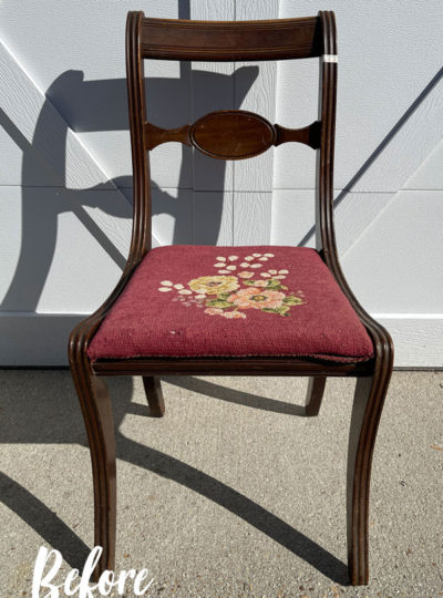 A Great Way to Repurpose a Chair