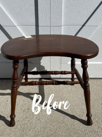 Vintage Stool Makeover with Terra Clay Paint