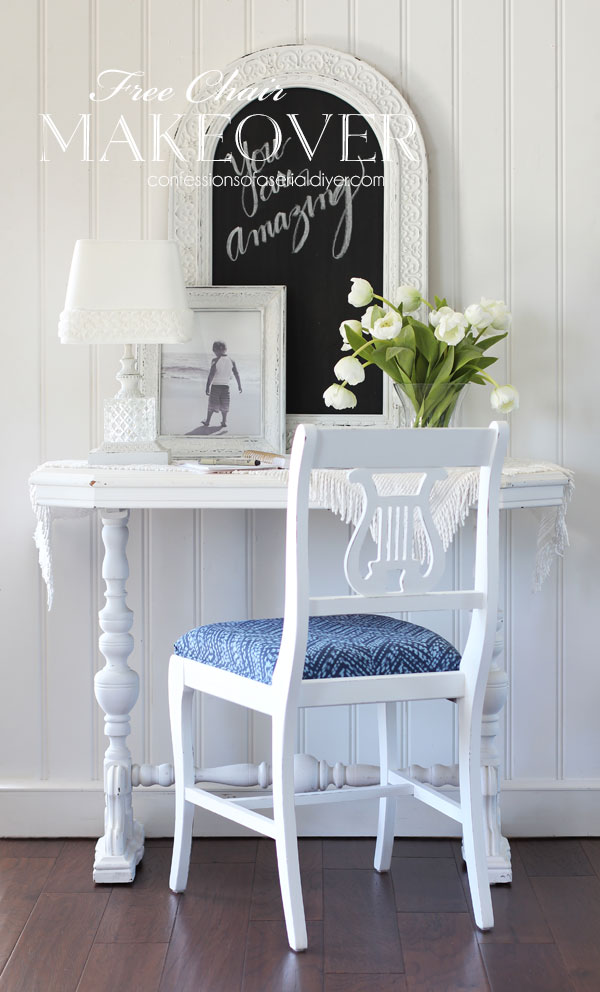 Chair makeover in Cotton