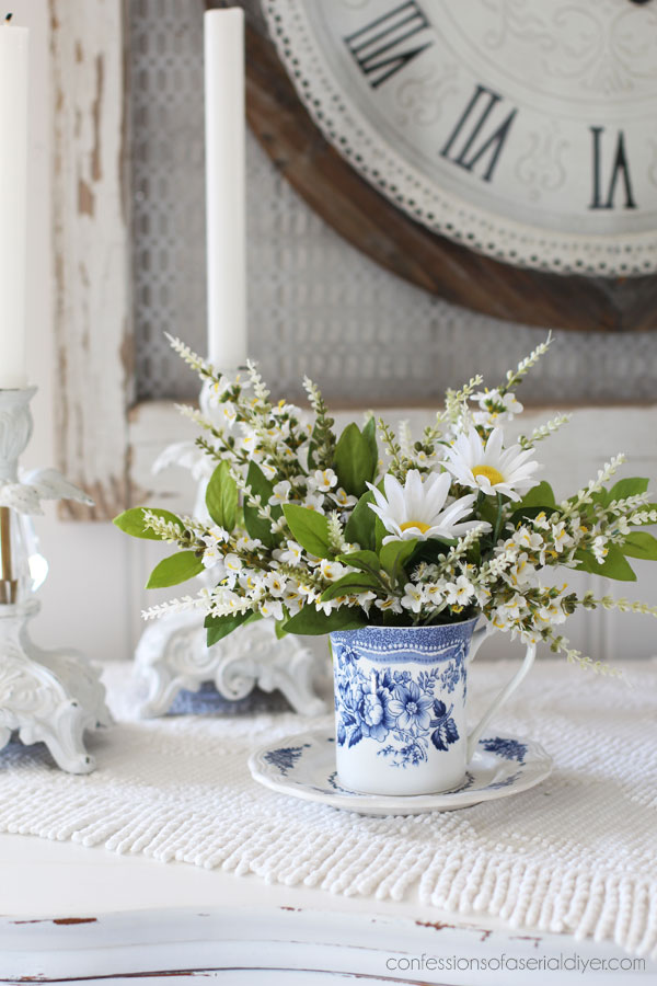Tea Cup Flower Arrangements