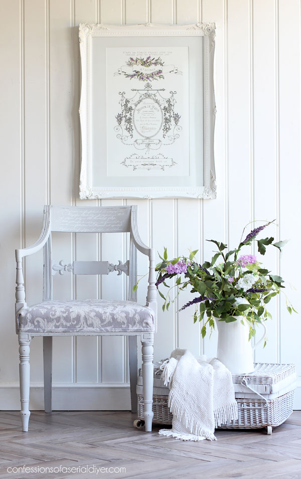 Petite Antique Dining Chair Makeover
