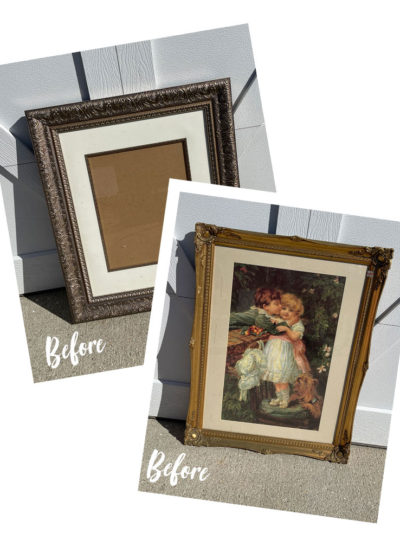 Create New Wall Art with Old Frames and Transfers!