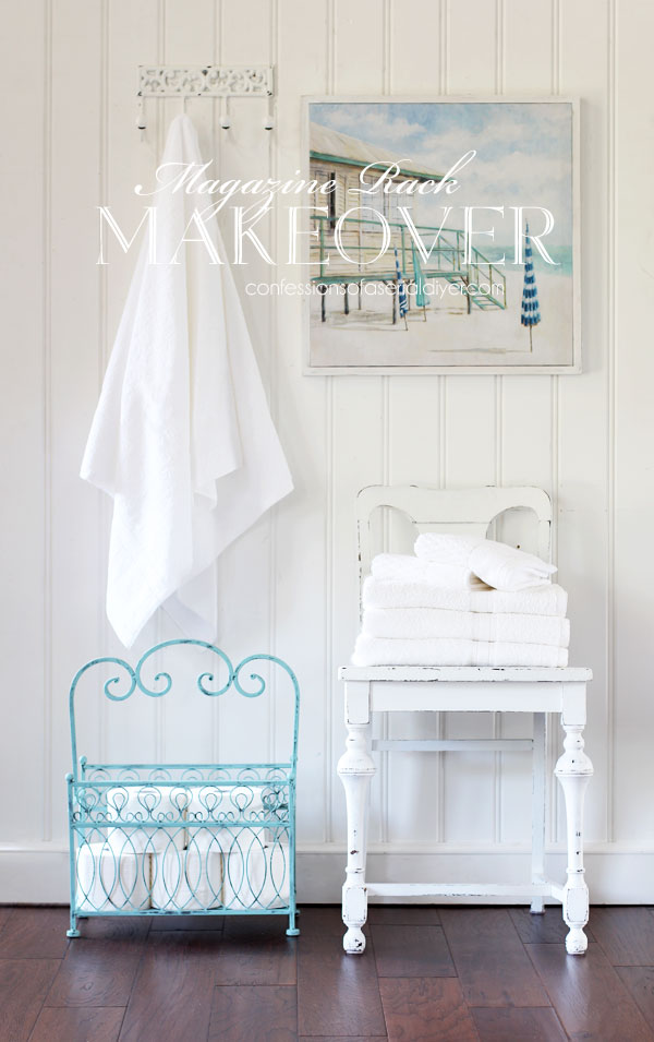 Aqua Magazine rack 