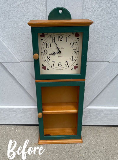 How to Turn a Clock into a Cabinet