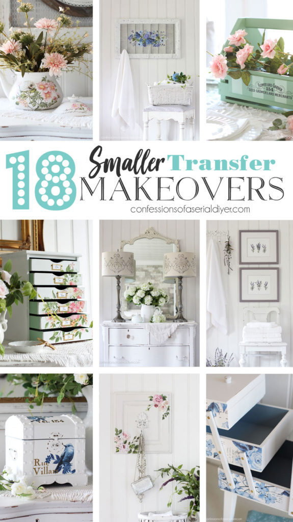 18 Smaller Makeovers using transfers