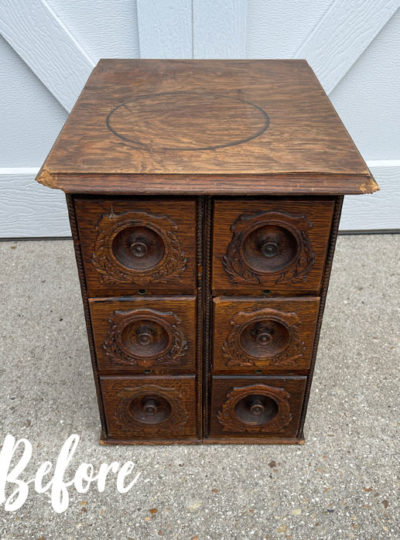 Upcycled Sewing Machine Drawers