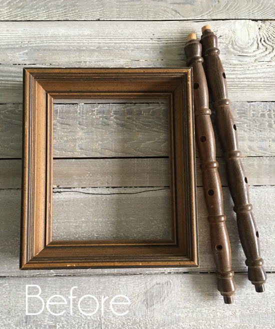 Turn a frame into a tray