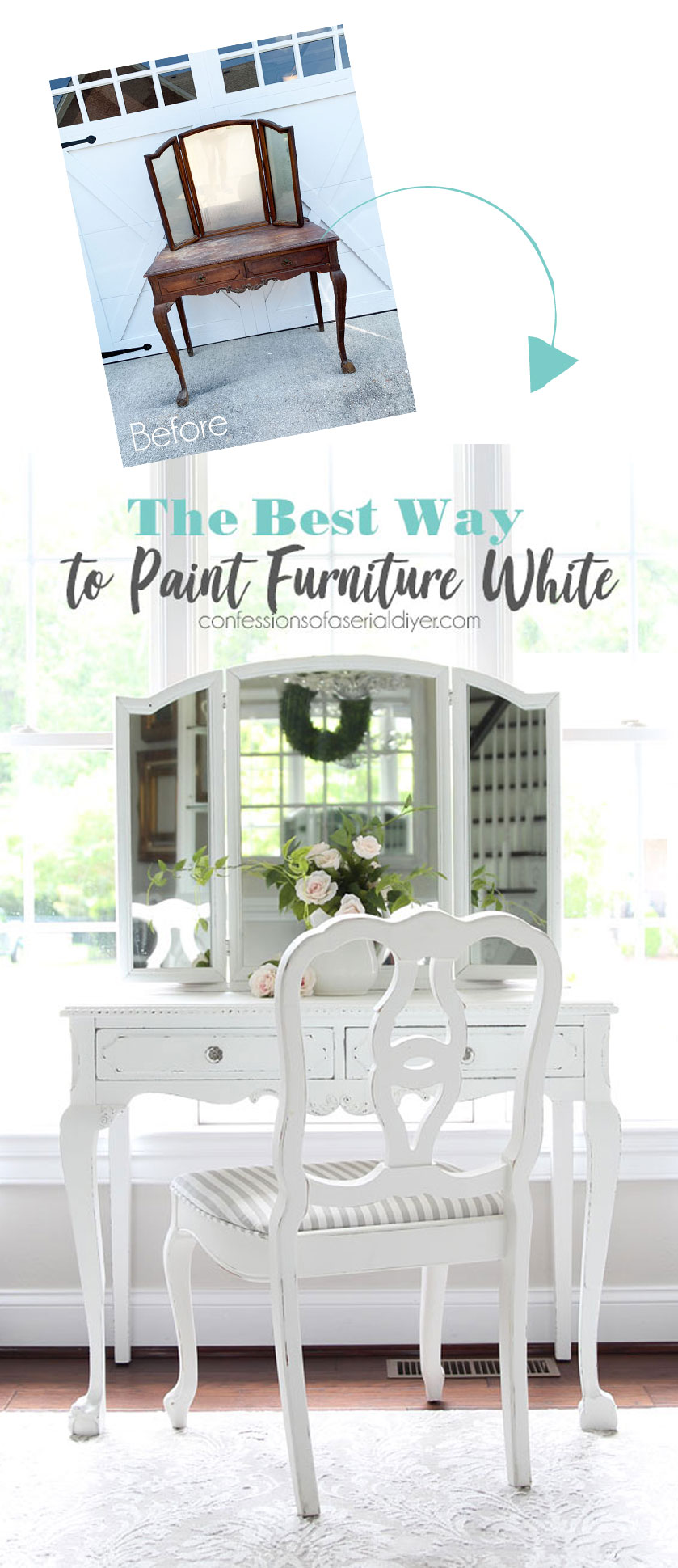 The Best Way to Paint Furniture White