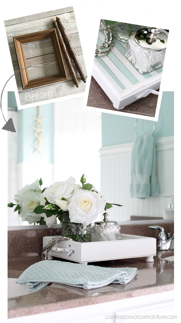 Turn a frame into a tray