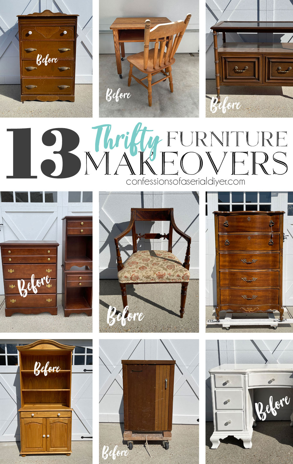 13 Thrifty Furniture Makeovers