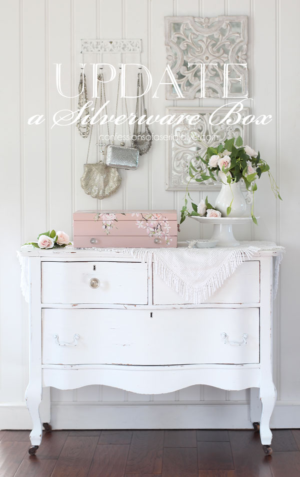 How to transform that old silverware box!