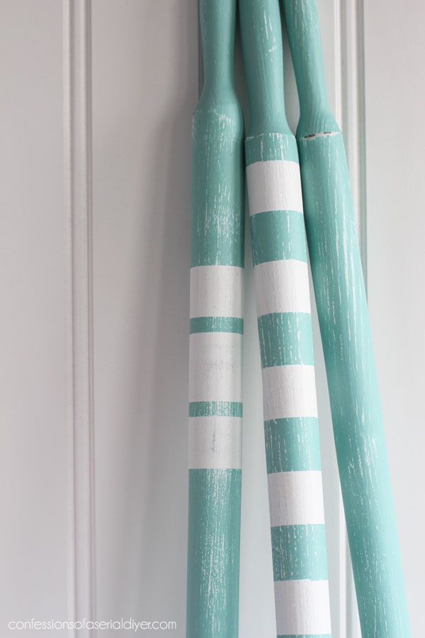 Painted Oars with a Coastal Vibe