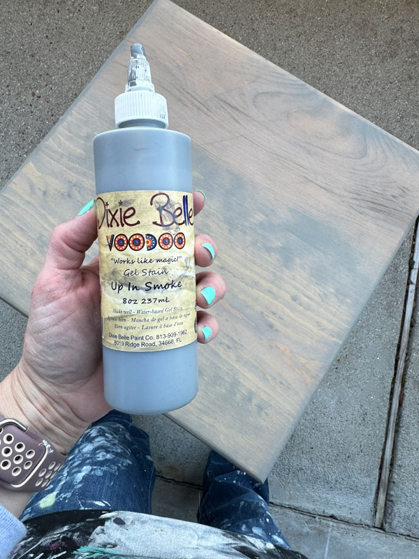 How to whitewash a table top