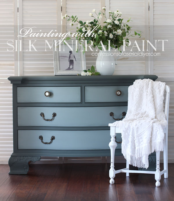 Painting furniture with Silk Mineral Paint