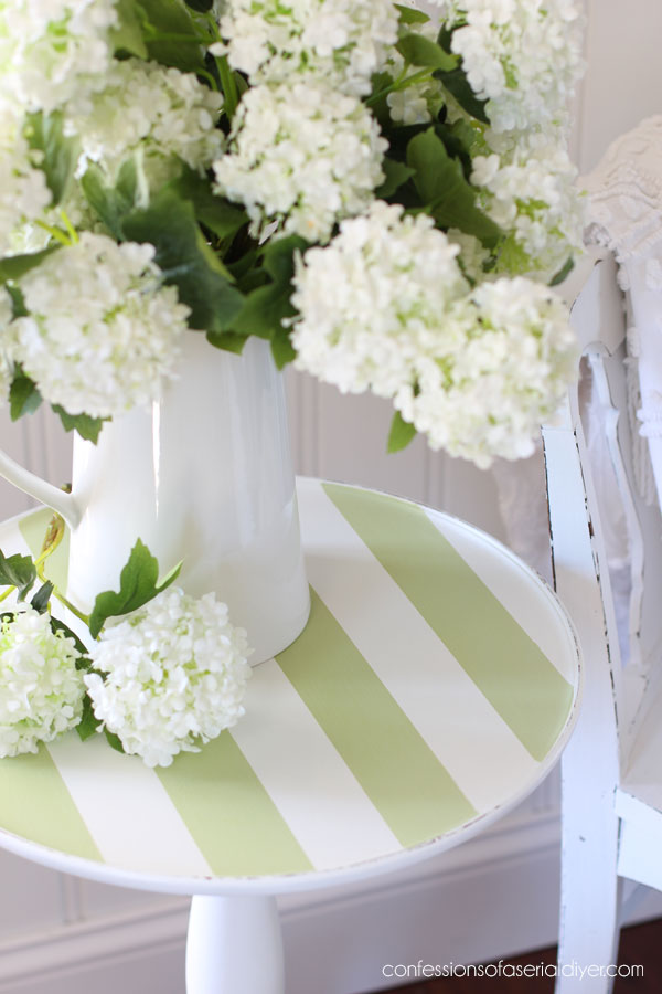 Pedestal Plant Stand Makeover