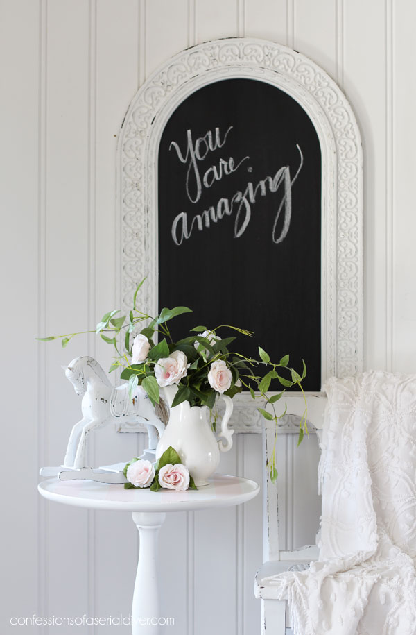Pedestal Plant Stand Makeover